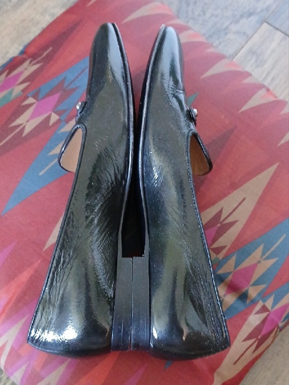 Longchamp Black Patent Loafers Sz36 - Picture 9 of 11